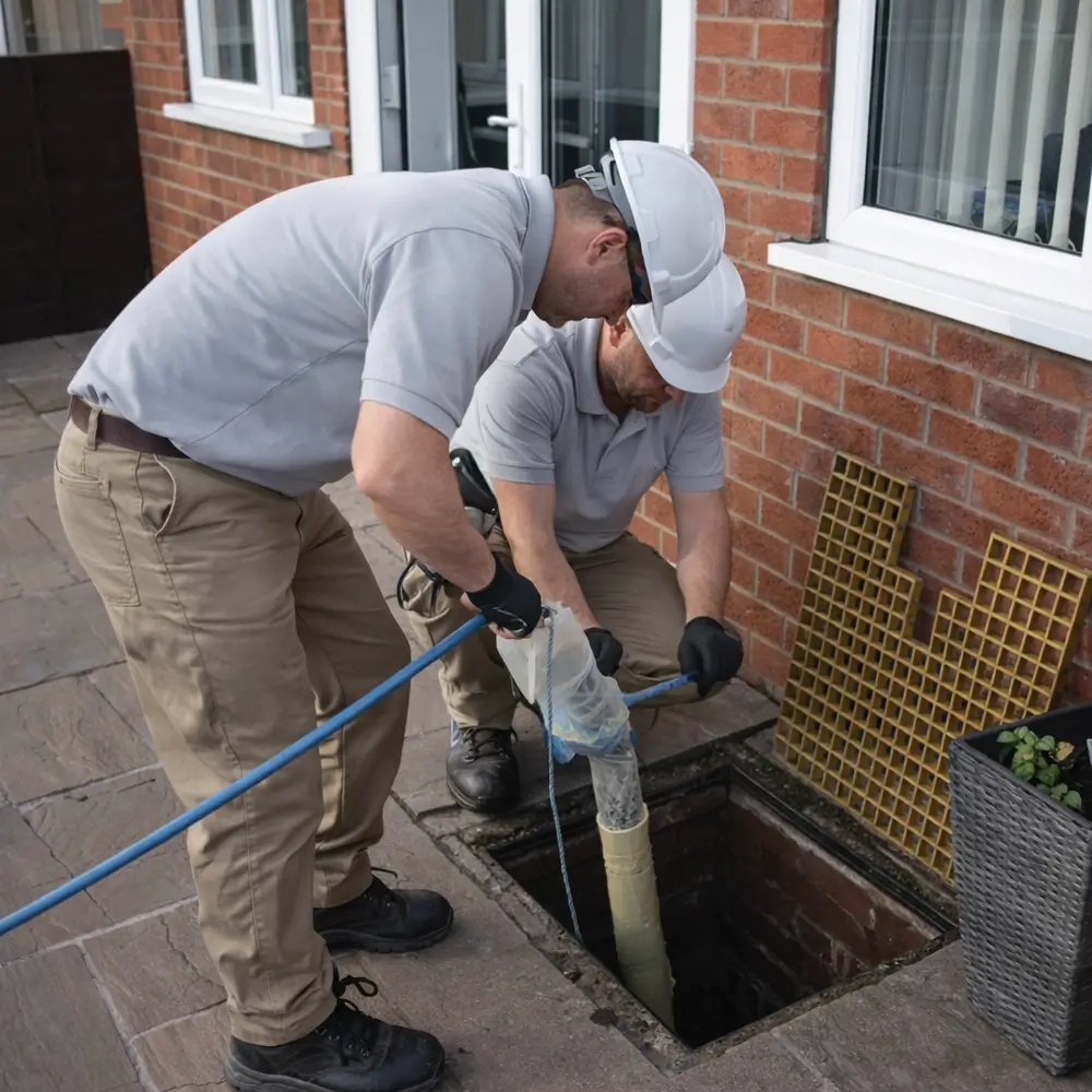 Blocked drain repair service in Sandhurst